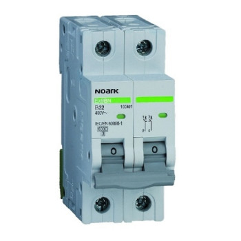 Intrerupator automat Noark 2P 25A 6kA 400VAC IP20 100130