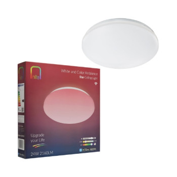 Plafoniera LED Nita Smart Star WIFI Bluetooth 24W 2160lm RGBW