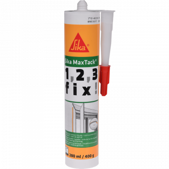 Adeziv Sika Maxtack 300 ml pentru lipire plinte, pervazuri, tocuri.rame lemn, PVC, profile polistiren