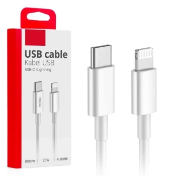 CABLU USB-C LIGHTNING 20W 100CM FULLLINK 03898