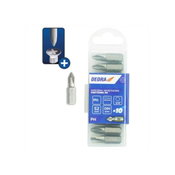 Capete de surubelnita Phillips PH3X25mm 10 buc cutie din plastic