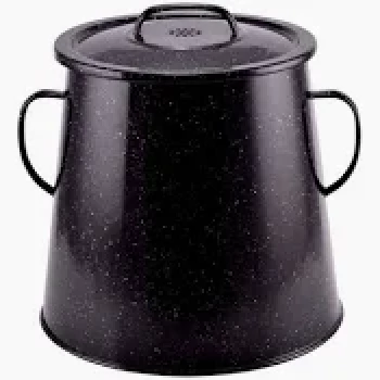 Bidon untura negru cu picatele 12 L