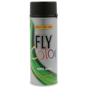 Spray Duplicolor Fly Color Ral 9005 Negru Mat-400ml Cod 400857
