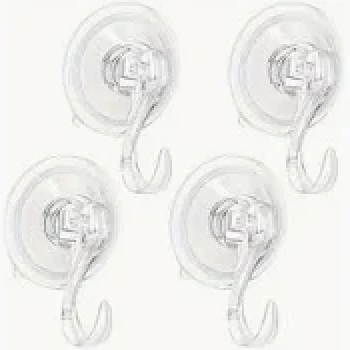 Ventuze plastic Sucker Hook 4buc/set