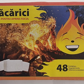 Pastile Pentru Aprins Focul-FLACARICI-48 buc/cutie