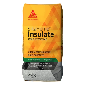 Adeziv polistiren SikaHome Insulate Polystiren 25kg  48saci /palet