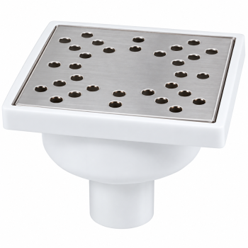 Sifon Vertical Patrat pt Pardoseala - La[mm]: 150- D[mm]: 50- Tip: -