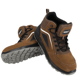 Ghete de siguranta T2A din piele intoarsa marime 40 cat S1P SRC