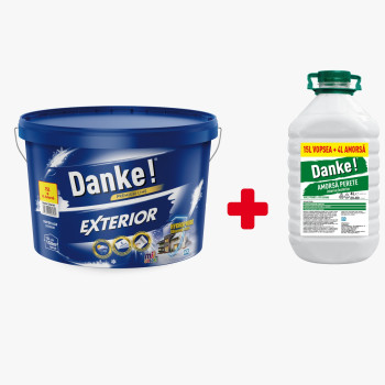 Pachet Promo Danke Disp. Ext. Alb 15L + Amorsa Danke 4 L