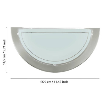 Aplica PLANET 1 E27 1X60W