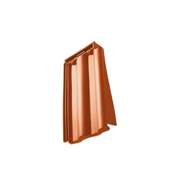 Tigla laterala dreapta Twist teracota 64 buc/pal