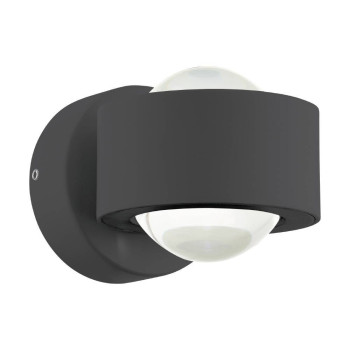 Aplica exterior EGLO BOVOLONE E27 1X60W IP44, Sticla, Negru