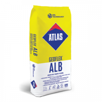 Adeziv gel flexibil ATLAS GEOFLEX alb 25kg 42saci/palet