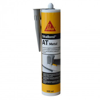 Adeziv pentru metal interior/exterior SikaBond AT Metal light grey  300ml