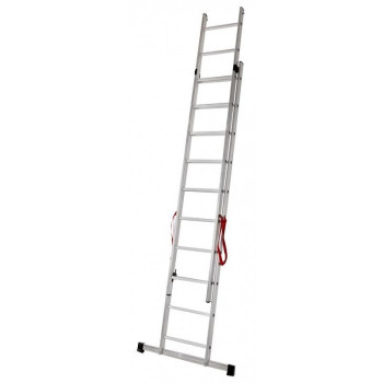 Scara aluminiu culisanta din 2 bucati 3.5MTx2 tronsoane 11 trepte
