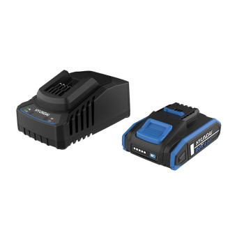 Set acumulator Li-Ion 2.0AH 20V+ Incarcator 2A HYUNDAI BI20-2/C20-2