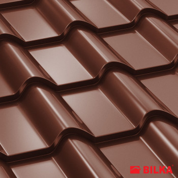 Tigla metalica Bilka Balcanic 35 Ral 8017 lucios 0.5mm
