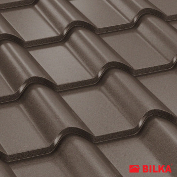 Tigla metalica Bilka Balcanic 35 Ral 8019 mat 0.5mm