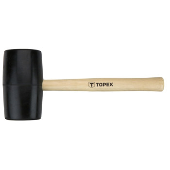Ciocan cauciuc 72mm, 900g, maner lemn