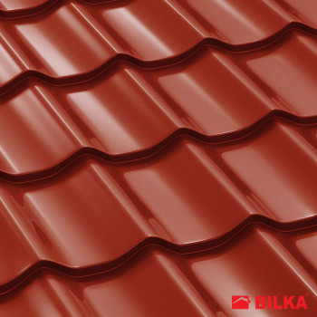 Tigla metalica Bilka Clasic 35 Ral 3011 lucios 0.5mm