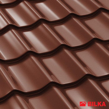 Tigla metalica Bilka Clasic 35 Ral 8017 lucios 0.5mm