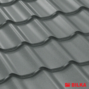 Tigla metalica Bilka Clasic 35 Ral 7024 mat 0.5mm
