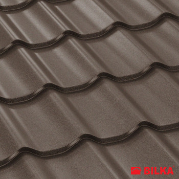Tigla metalica Bilka Clasic 35 Ral 8019 mat 0.5mm