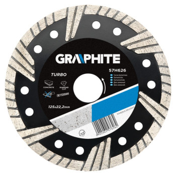Disc diamantat 125mm, Turbo