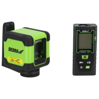 Laser cu cruce verde + telemetru laser 40m - set