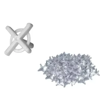 Distantiere cruce cu prindere pentru asezarea placilor faianta 1,5mm 150buc/punga