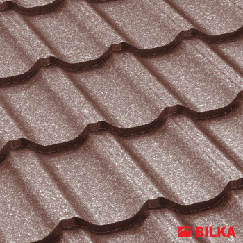 Tigla metalica Bilka Gotic 35 Ral 8017 grande mat 0.5mm