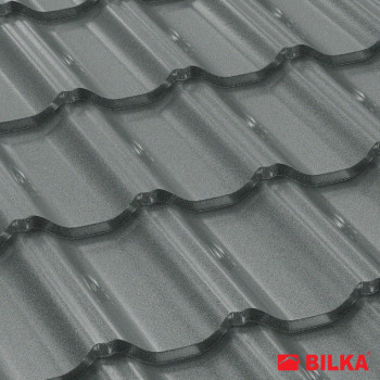 Tigla metalica Bilka Gotic 35 Ral 7024 mat 0.6mm