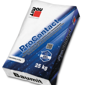 Adeziv polistiren si vata Baumit Procontact Gel 25kg 54saci/pal