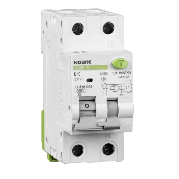 Intrerupator automat dif Noark 1P+N 10A 6kA 30mA