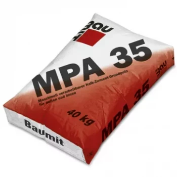 Tencuiala mecanizata Baumit MPA35 40kg/sac 35saci/pal