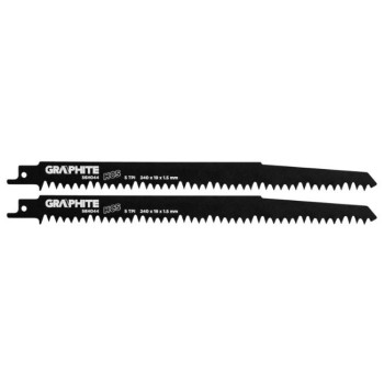 Panza pentru fierastrau sabie HCS 240x19x1.5mm, 5TPI - set 2 buc