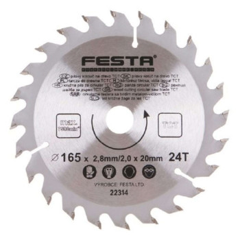 Disc circular TCT 160/2.8/20mm 60 dinti FESTA-22313
