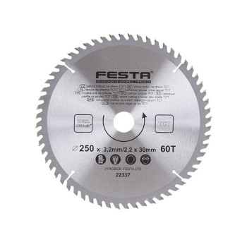 Disc circular TCT 250/3.2/30mm 60 dinti FESTA-22337