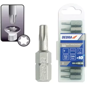 Capete de surubelnita TORX T40X25mm 10 buc cutie din plastic