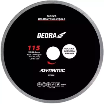 Disc diamantat 115/22,2mm Dynamic continuu