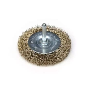 Perie de disc din sarma alama 75mm cu bolt