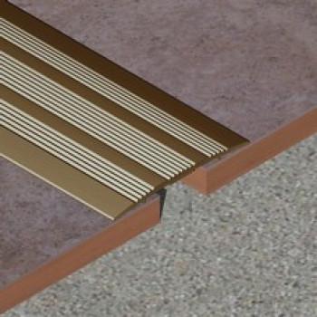 Trecere striata din aluminiu eloxat l=40mm